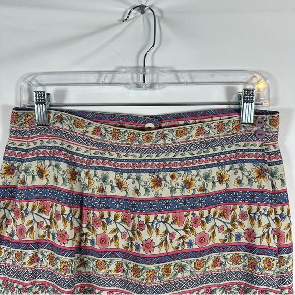 Talbots Floral Striped Skirt Sz Women’s 12 - Picture 2 of 10